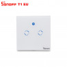 Interruptor táctil 2 WiFi + CH Autoaprendizaje Sonoff T1 pared Sonoff