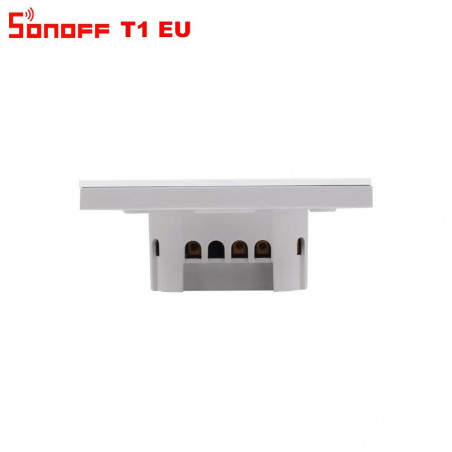 Interruptor táctil 2 WiFi + CH Autoaprendizaje Sonoff T1 pared Sonoff