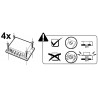 Caricabatteria per doppia batteria piombo 6V 12V 24V 10-20A equalizzato