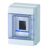 Watertight wall-mounted switchboard with door 215x200x105 gray Electraline 60438