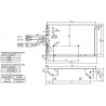 Alimentatore switching 27,6V 1,4A SCP-35-24 UPS batteria BACKUP