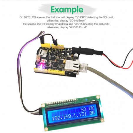 Carte de développement Ethernet W5500 compatible Arduino