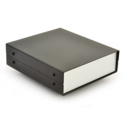 Caja de consola de panel compacto en hierro y aluminio 100x100x40 mm