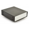 Compact panel console box in iron and aluminum 100x100x40 mm