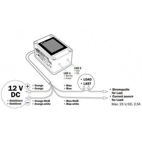 Sensor de lluvia capacitivo de 12V DC con salida de relé de contacto máximo de 25V 2.5A