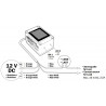 12V DC capacitive rain sensor with max 25V 2.5A contact relay output