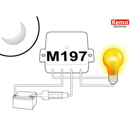 Interruttore sensore crepuscolare esterno interno 12-28V uscita 5A in tensione
