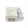 Methane and LPG gas leak detector with 75db siren and FR575 wireless tx