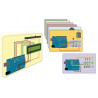 Kit de démarrage V5 Arduino UNO REV3 accessoires d'enseignement LCD, moteur, LED