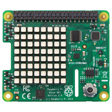 SENSE HAT expansion board for Raspberry PI with sensors, inputs, visualization