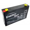 Batteria al piombo ricaricabile ermetica AGM VLRA 6V 7Ah uso ciclico e standby