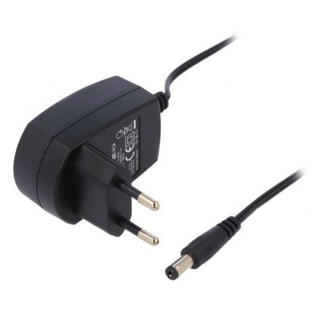 Alimentation à découpage universelle compacte 12V DC 100mA avec sortie connecteur DC
