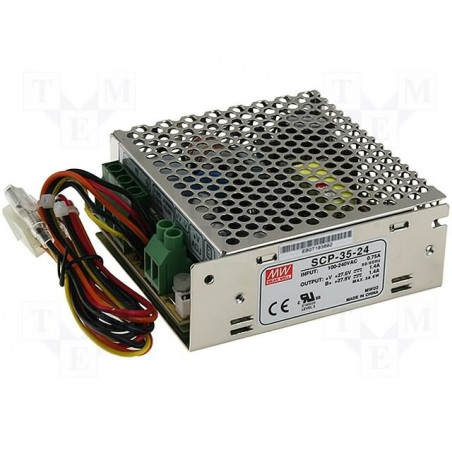 Fuente de alimentación conmutada 13,8V 2,6A SCP-35-12 UPS batería BACKUP