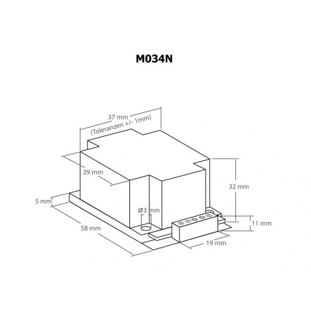 Ultrakompakter 40W Audio-Leistungsverstärker 4 - 8 Ohm 6-16V DC