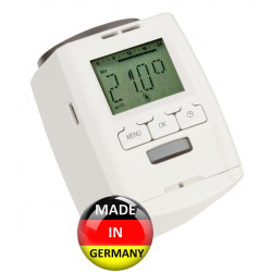 Testina termostatica crono termostato digitale TTD101 a batteria con display