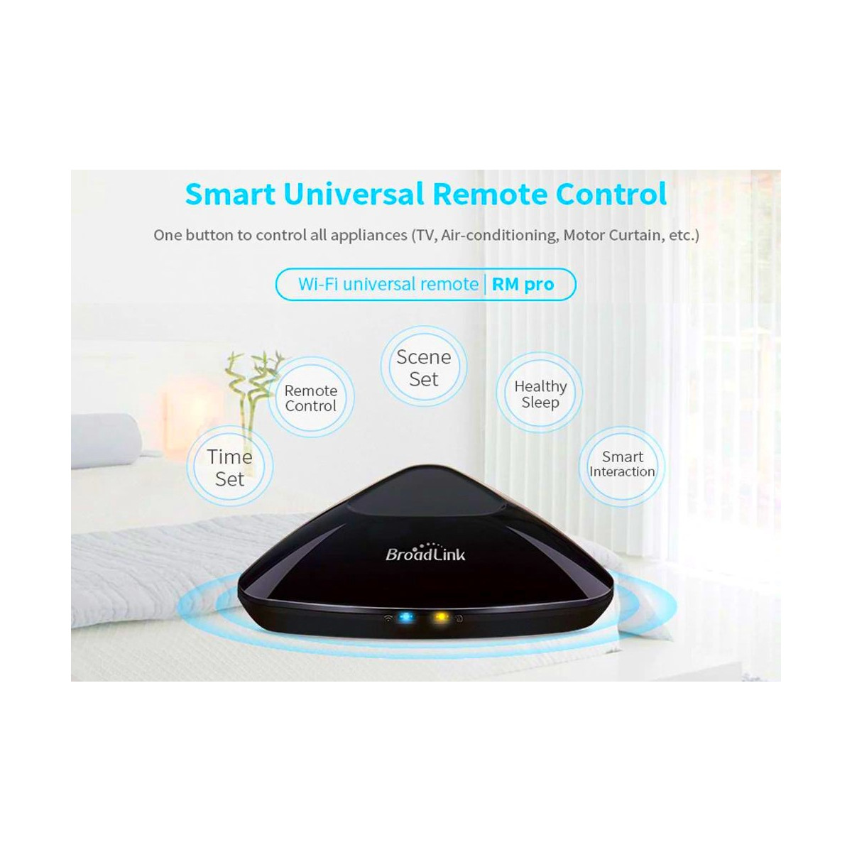 Broadlink Rm3 Pro+ WiFi IR RF Home Automation Controller Universal APP ...