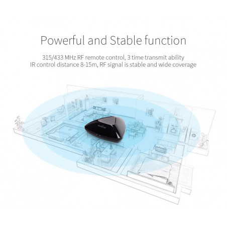 Contrôleur domotique Broadlink Rm3 Pro + WiFi IR RF Universal APP Smart