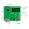 Interfaccia Ethernet LAN output 8 relè 1 input display LCD timer WEB e APP VM201
