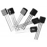 SET 300 TRANSISTOR 15 MODELLI ASSORTITI TO-92 in vaschetta plastica richiudibile