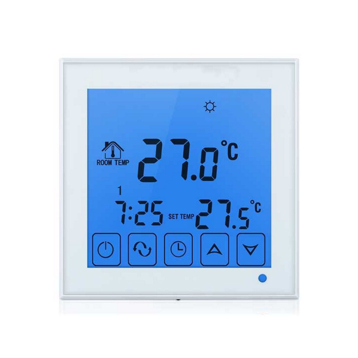 Cronotermostato WiFi control remoto online termostato smartphone Apple iOS  Android caldera gas programable pantalla LCD APP gratuita AC220V 3A kit