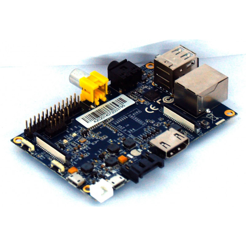 PC integrado BananaPI ARM dual core 1GHz 1GB RAM, SATA, USB, IR, SD, HDMI