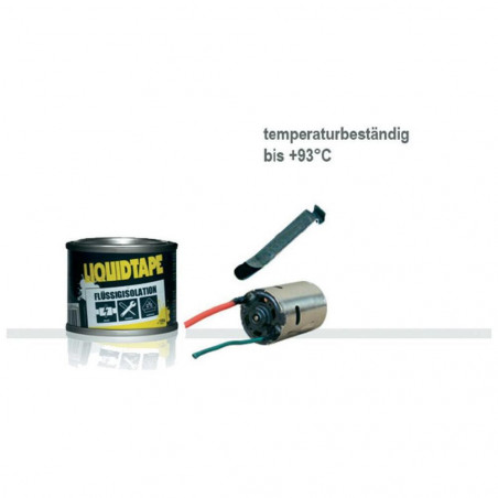 Isolante liquido nero Plasti Dip® 118ml 55000V/mm anti abrasione con pennello