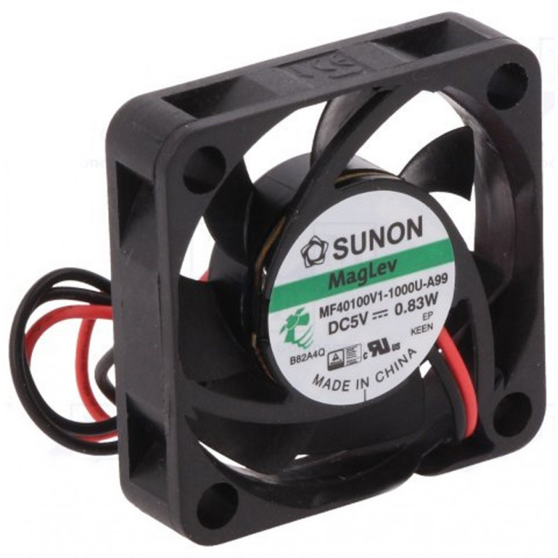 5V DC brushless cooling fan 40x40x10mm 13.52m3h 27.3dBA MagLev Vapo