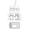 Termostato digitale da parete a display LCD controllo caldo freddo a batteria