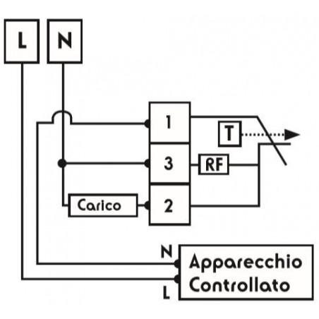 Analoger elektronischer Thermostat wählbar Drehen 5 - 30 Grad heiß kalt 230V