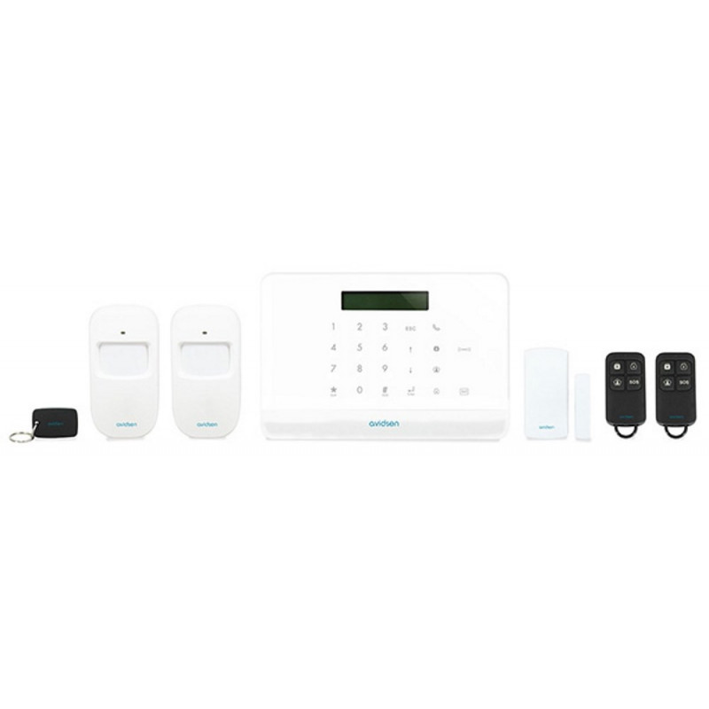 COMBO (GSM + PSTN) drahtloses zentrales Alarmkit mit Sensoren und Fernbedienung