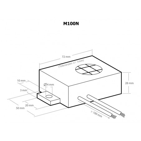 Repellente ultrasuoni Topi Martore Roditori autoveicoli cofano motore 12V DC