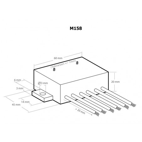 Interrupteur de présence d'eau ou de liquide conducteur 12 V CC avec contact de relais en sortie