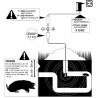 Répulsif souterrain électronique pour la protection des taupes et des rongeurs des terres jusqu'à 1000m2