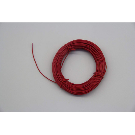 Écheveau de câble noir 25 m pour électronique FR 1x0.14 mmq Electraline 19001