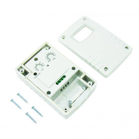 Interruptor crepuscular Temporizador de programación nocturna para uso en exteriores Ip44, blanco