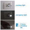 Linterna de emergencia automática anti apagón con función de luz de cortesía LED