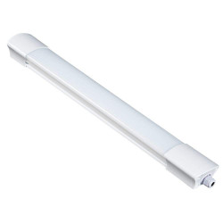 60cm Outdoor LED Light Bar, Garden Ceiling Light, White IP65 20W 230V 4000K