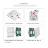 Interruptor de pared Sonoff T1 táctil de autoaprendizaje 1 CH WiFi + Sonoff