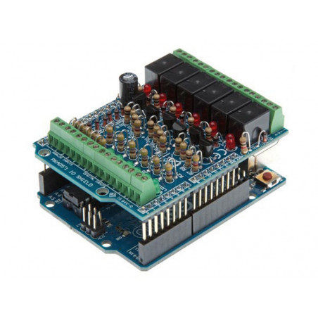 MOUNTED SHIELD 6 IN digital, 6 IN analog, 6 OUT relay FOR ARDUINO