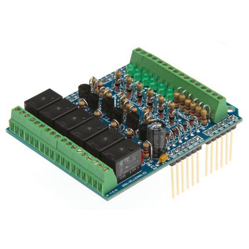 BOUCLIER MONTÉ 6 IN numérique, 6 IN analogique, 6 OUT relais POUR ARDUINO