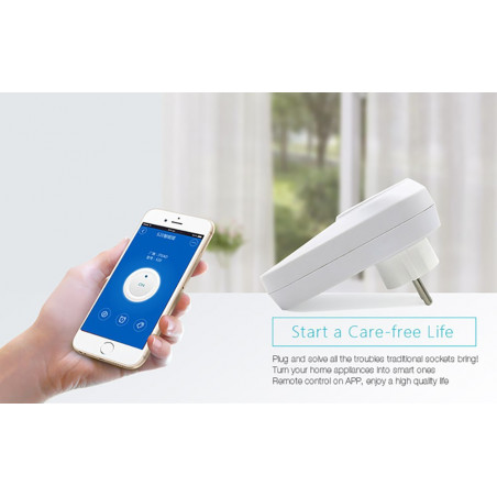 Sonoff S20 UE Presa Intelligente WiFi Smart Domotica Timer Interruttore Wifi APP