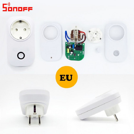 Sonoff S20 UE Presa Intelligente WiFi Smart Domotica Timer Interruttore Wifi APP