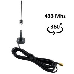 433 MHZ STYLUS ANTENNA - SMA CONNECTION with MAGNETIC BASE