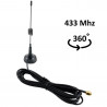 ANTENA STYLUS 433 MHZ - CONEXIÓN SMA CON BASE MAGNÉTICA