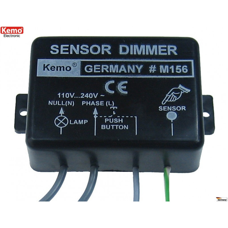 Dimmer elettronico incasso intelligente pulsante sensore touch lampade motori 230V 1kW