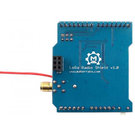 BOUCLIER LORA MONTÉ POUR ARDUINO / FISHINO SANS FIL LONGUE PORTÉE