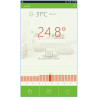 Application pour smartphone chronothermostat WiFi hebdomadaire Comfort.me sans fil