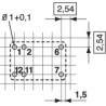 Carte relais 1 échange 24 V / DC contact inverseur NO NC COM 60 V / DC 125 V / AC