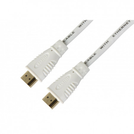 Cable HDMI de alta velocidad con Ethernet 3 metros Blanco