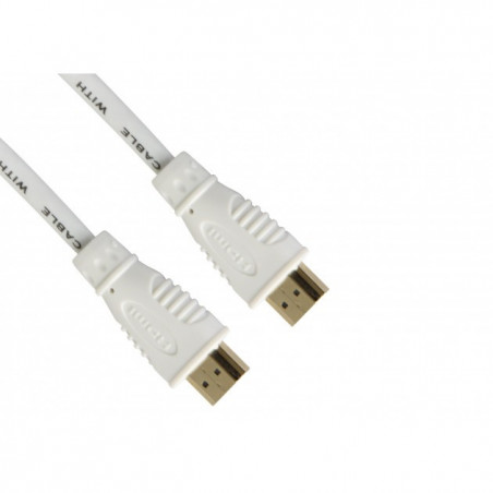 Hochgeschwindigkeits-HDMI-Kabel mit Ethernet 3 Meter Weiß
